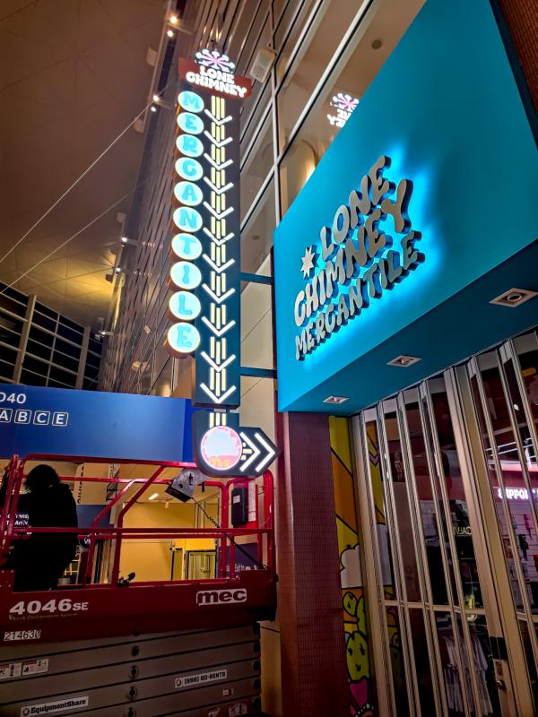 Dallas Fort Worth International Airport Illuminated Signage + Wall Graphics