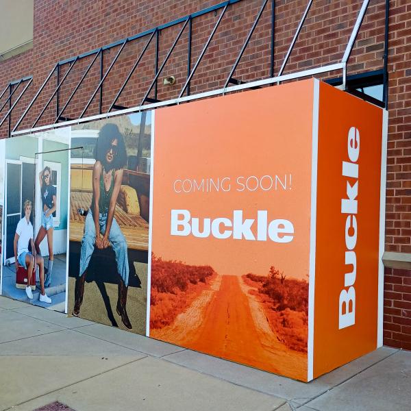 Edwardsville Buckle Window + Barricade Graphics