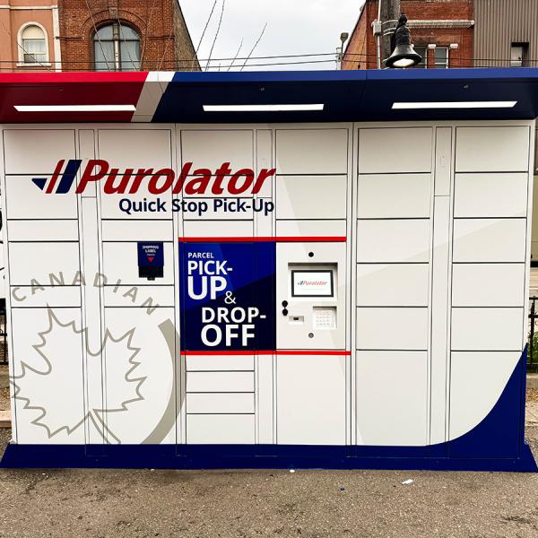 Purolator Locker Wrap @ Queen Street, Toronto
