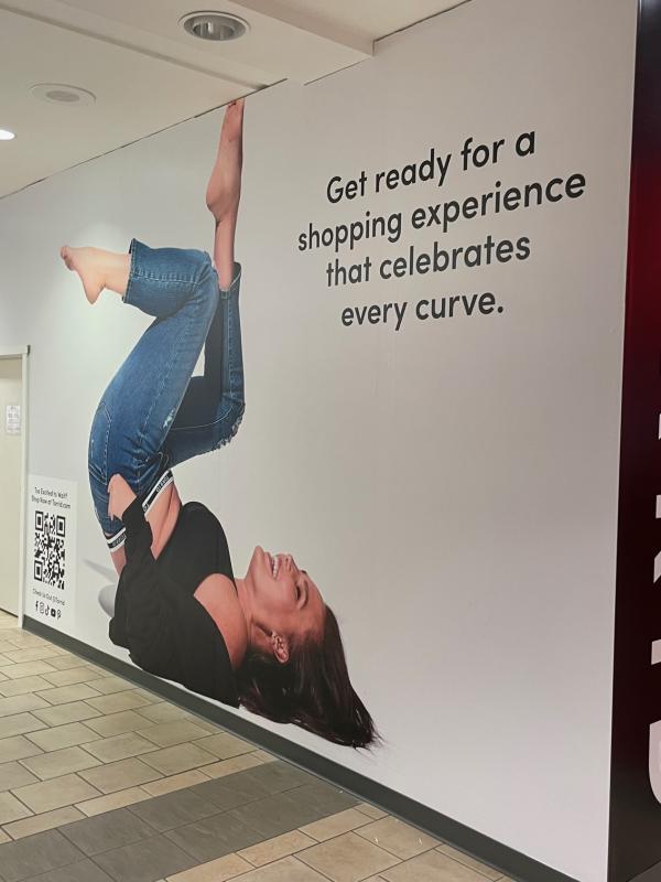 Torrid Hoarding Graphics Installation